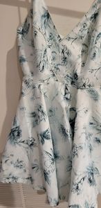 Silence & Noise Hologram Fit & Flare Dress size small